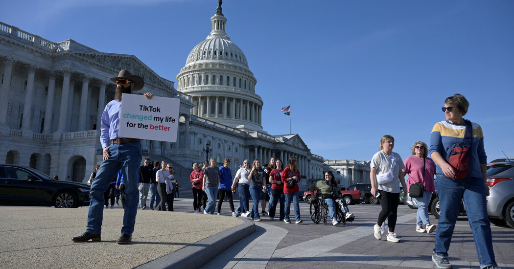 TikTok Creators Sue to Block U.S. Law Requiring Sale or Ban