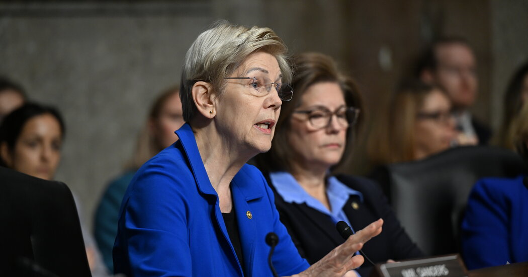 Once a Trump Foil, Warren Seeks Collaboration on Policy