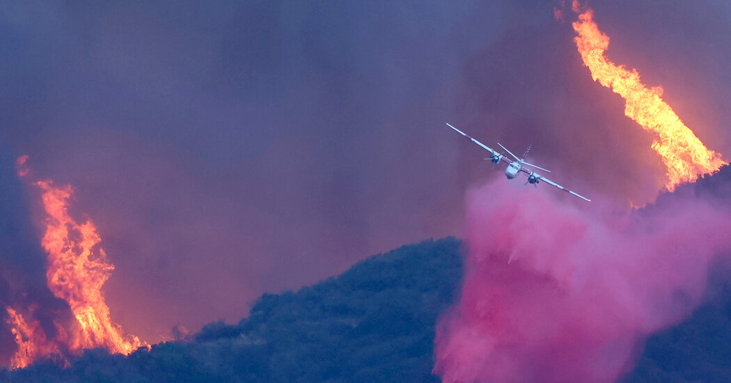 Pink Fire Retardant, a Dramatic Wildfire Weapon, Poses Its Own Dangers