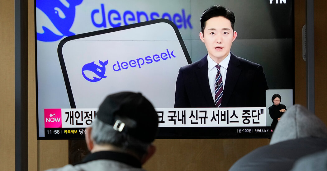 South Korea Bans Downloads of DeepSeek, the Chinese A.I. App